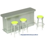 Dollhouse 1950's Styled Retro Counter
