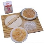 Dollhouse Apple Pie in the Making