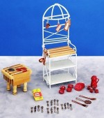 Dollhouse Bakers Rack- Choice of Color -
