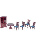 Round Dollhouse Dining Room