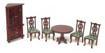 Round Dollhouse Dining Room