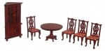 Round Dollhouse Dining Room
