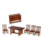Dollhouse Mission Style Dining Room