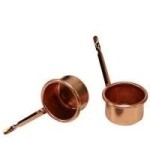 2 Dollhouse Cooper or Silvertone Pot Set