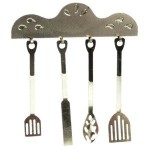 (*) Dollhouse 1920's Silver Kitchen Utensil Set
