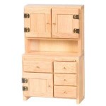 Dollhouse Kitchen Hutch- Choice of Finish -