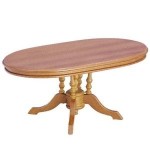 Dollhouse Pedestal Dining Table