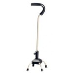 (*) Dollhouse Aluminum Quad Cane