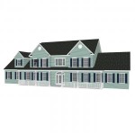  (Sold)  Ridgefield Dollhouse (Shell) Kit- Choice of Kit Size -