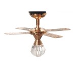 Small Brass Ceiling Fan(Non Working)