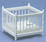 White Dollhouse Playpen