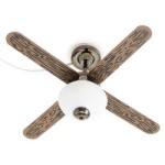 Dollhouse 1 light Ceiling Fan, Pewter(12 Volt)