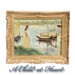 (&amp;sect;) Disc $10 Off - Oil Painting - Waiting to Sail