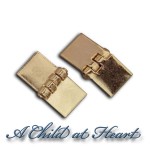 (&amp;sect;) Sale $1 Off - Dollhouse Gold Plated Square Hinges
