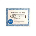 &amp;sect; Sale .30&amp;cent; Off - Birth or Baptismal Certificate
