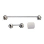 (*) Towel Bar &amp; Toilet Paper Holder